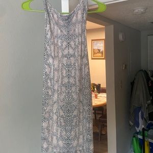 Mini dress snake print pretty little thing size 8 , / small